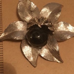 Large Natural Boroque Hematite Pearl and Old Mined